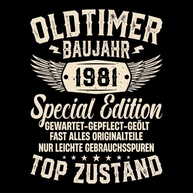 Oldtimer Geschenk 1981 Geburtstag
