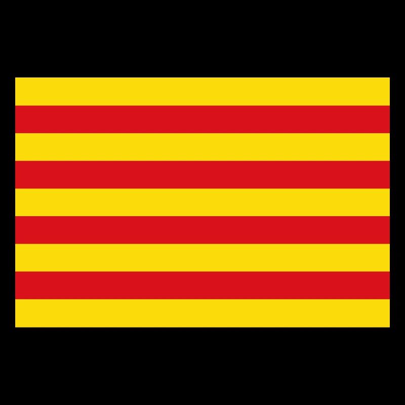 Drapeau de la Catalogne drapeau Catalan Barcelone