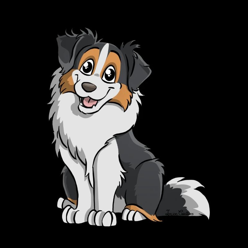 Black Tricolor Australian Shepherd