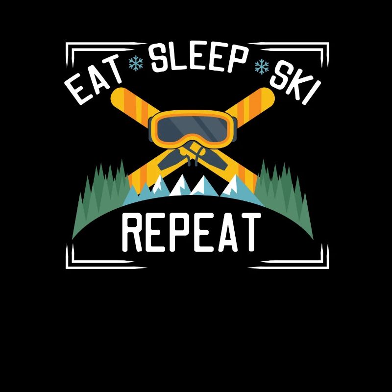 Eat Sleep Ski Repeat