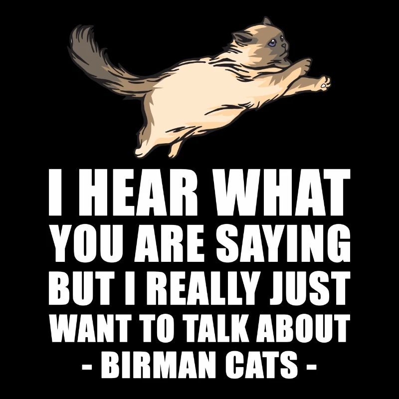 Birman Katze nettes Geschenk