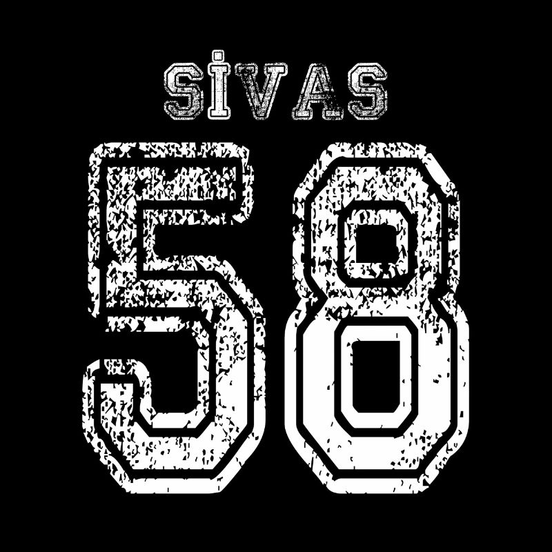 58 Sivas plaque d'immatriculation turque comme un cadeau