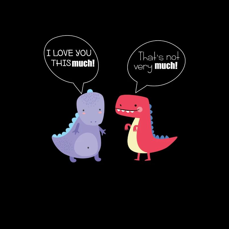 Les couples aiment la Saint-Valentin cadeau Dino T-Rex