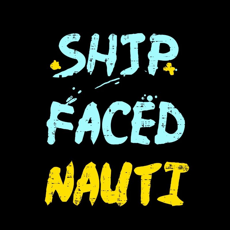 Time To Get Ship Faced Schiffs-Urlaub T-Shirt