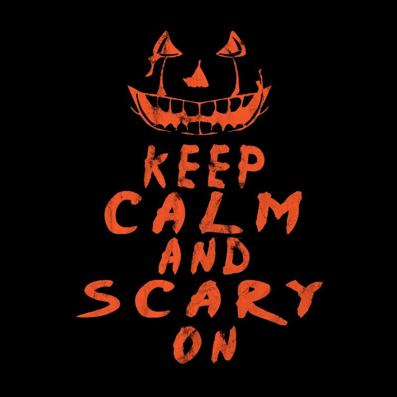 Halloween Holiday Octover Keep Calm Scarry