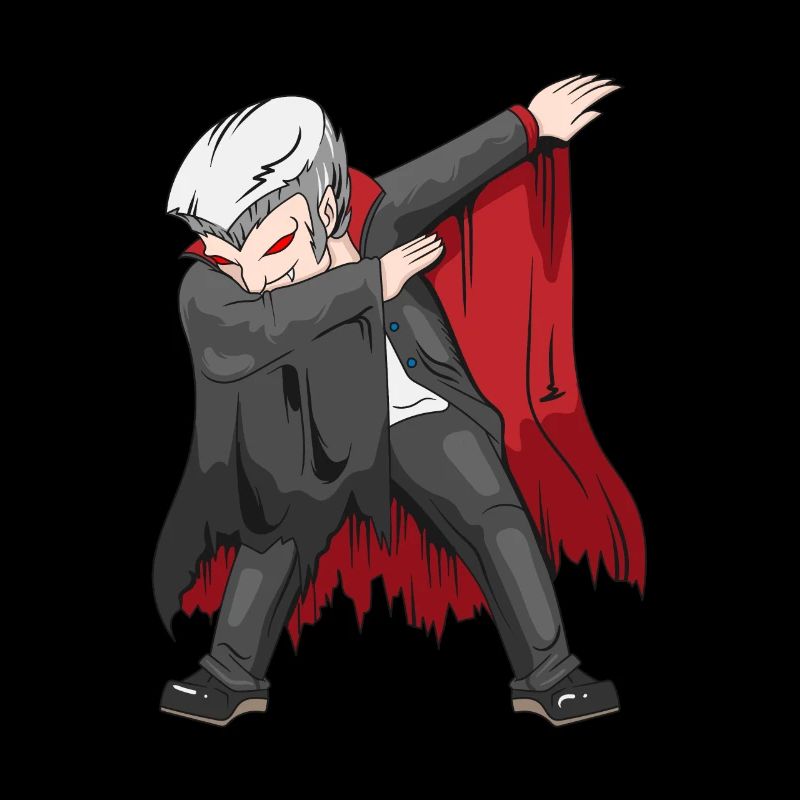 Dabbing Dab Tanz Vampir Drakula Halloween Geschenk