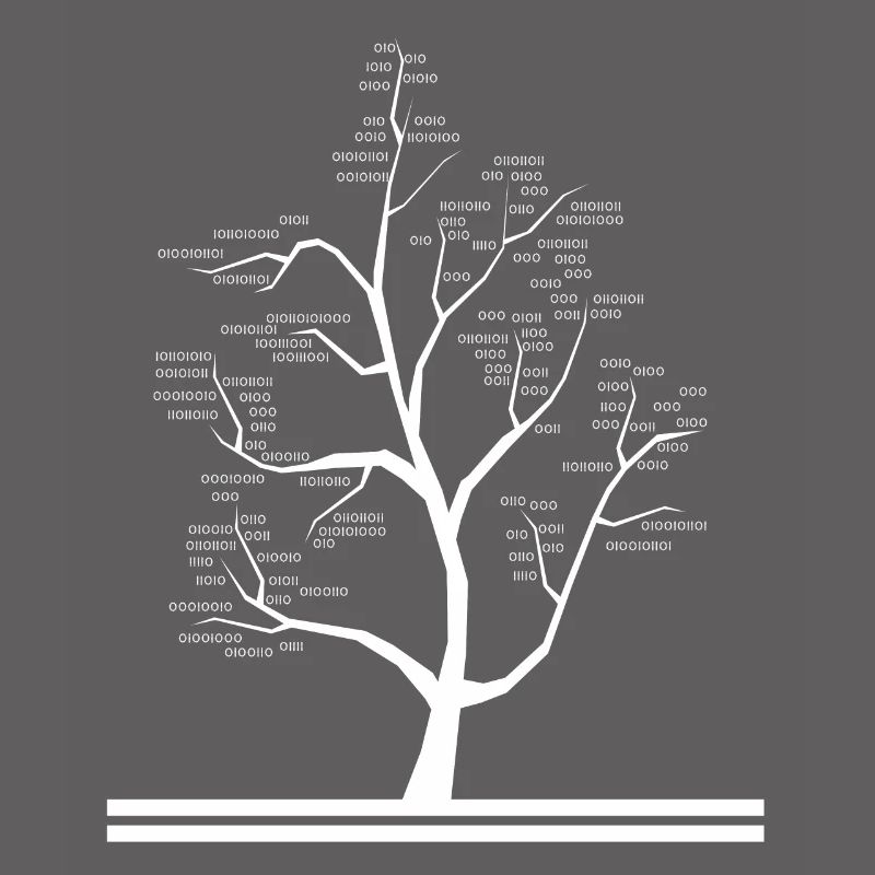 Informatik Lehrer Binärcode Baumstruktur Geschenk