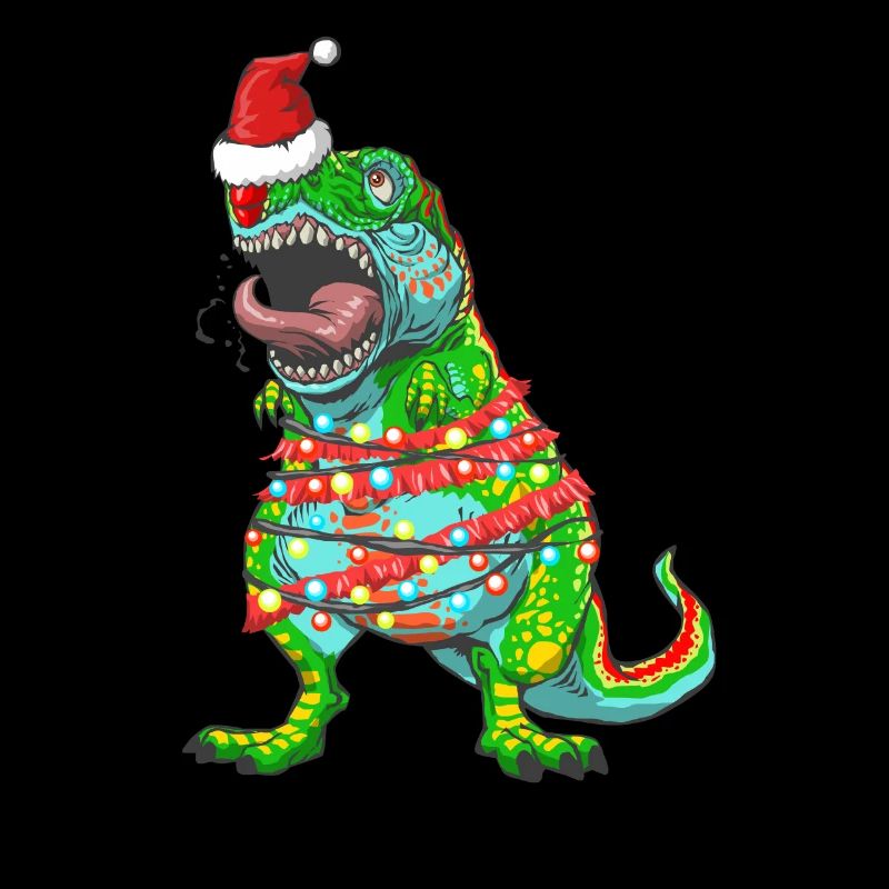 Christmas Tree TRex Tree Rex Dinosaur