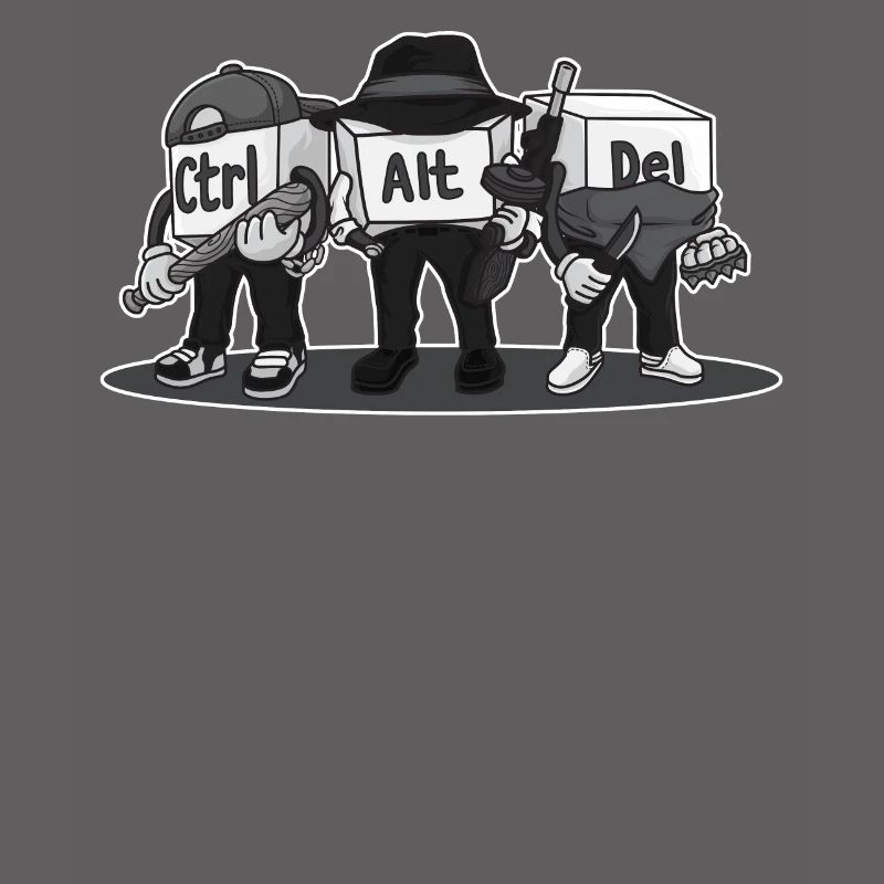 Ctrl Alt Del Computer Admin Nerd Geek Computer Scientist