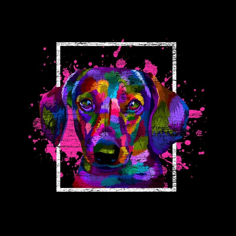 Regard de chien de teckel