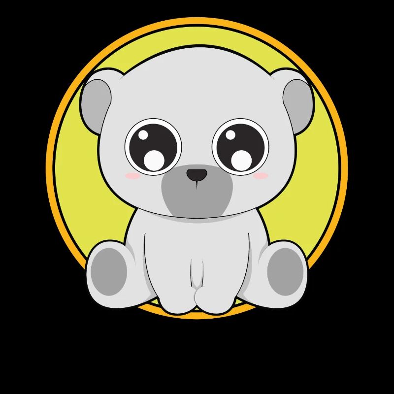 Animaux mignons ours mignon