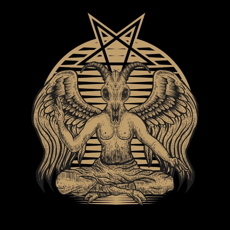 Baphomet Satan Teufel Lucifer Dämon 666 Geschenk