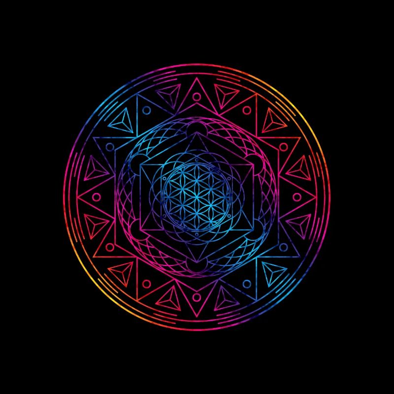 Sacred Geometry TetraFlower