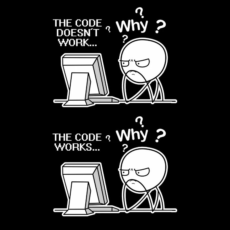 Der Code funktioniert nicht Coding Coder Geschenk