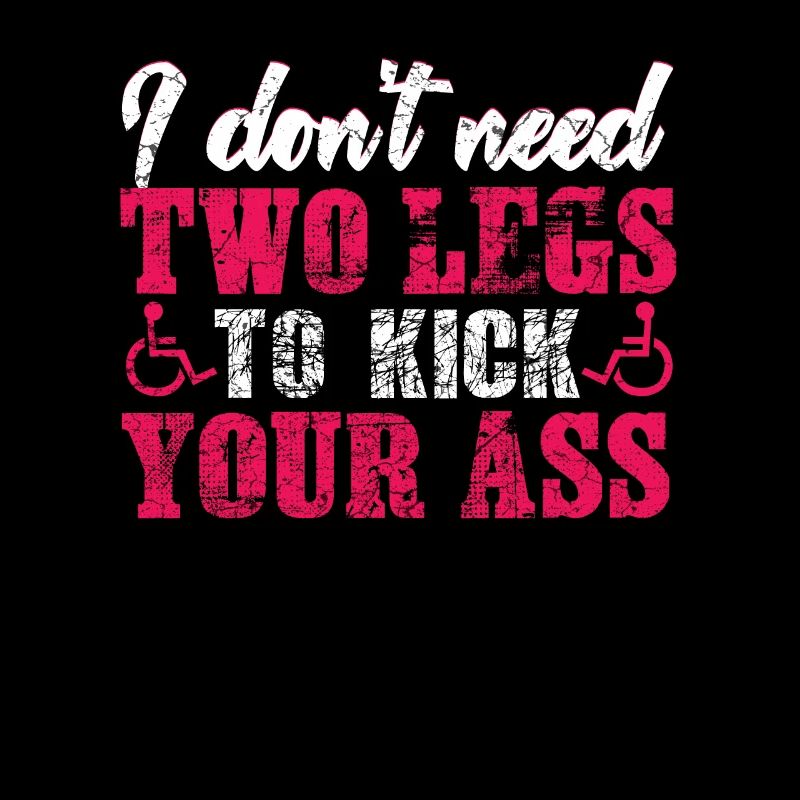 Rollstuhl Humor Behinderung Handicap Geschenk