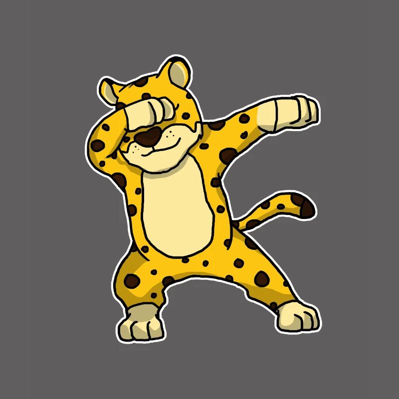 Funny Dabbing Cheetah Dab Dance Leopard Lover Gift