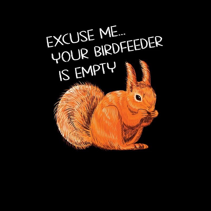 Funny squirrel saying