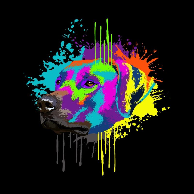 Splash Art Rhodesian Ridgeback Hund Geschenk