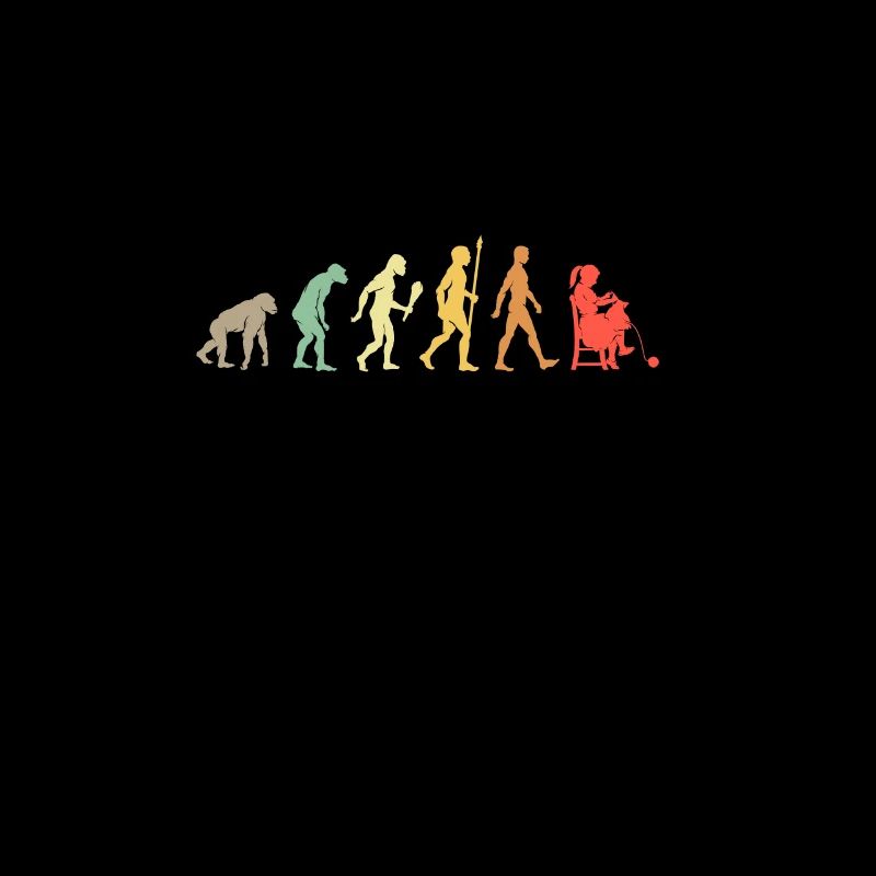 Vintage Stricken Evolution Häkeln Geschenkidee