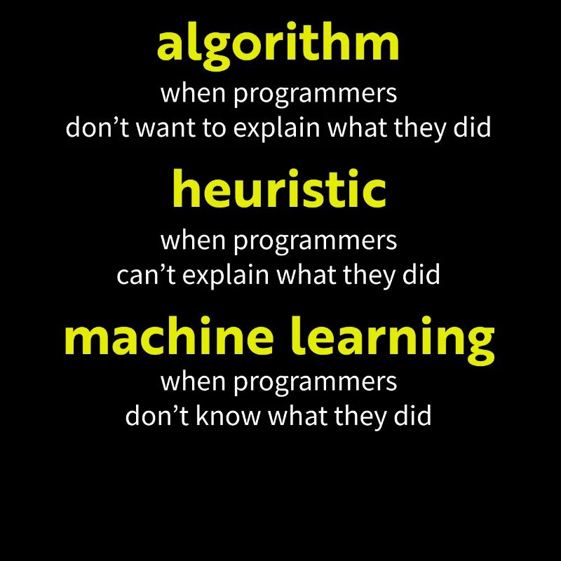 Algorithme lorsque les programmeurs ne veulent pas expliquer w