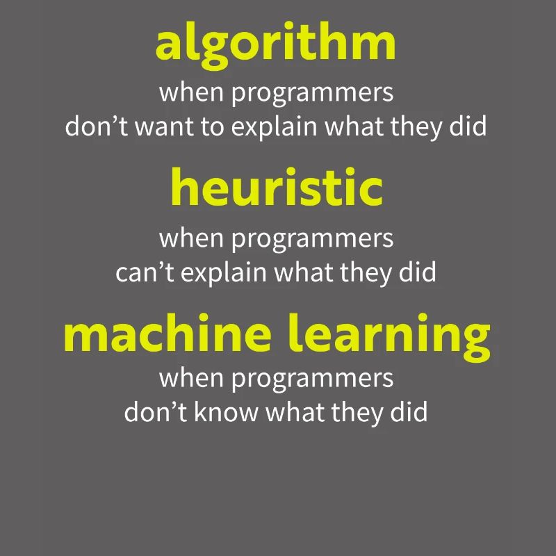 Algorithme lorsque les programmeurs ne veulent pas expliquer w