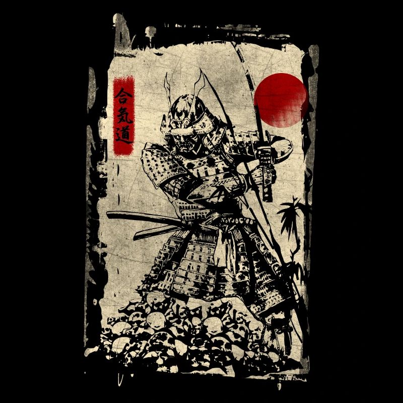 Samurai Krieger Japanischer Manga Anime Geschenk