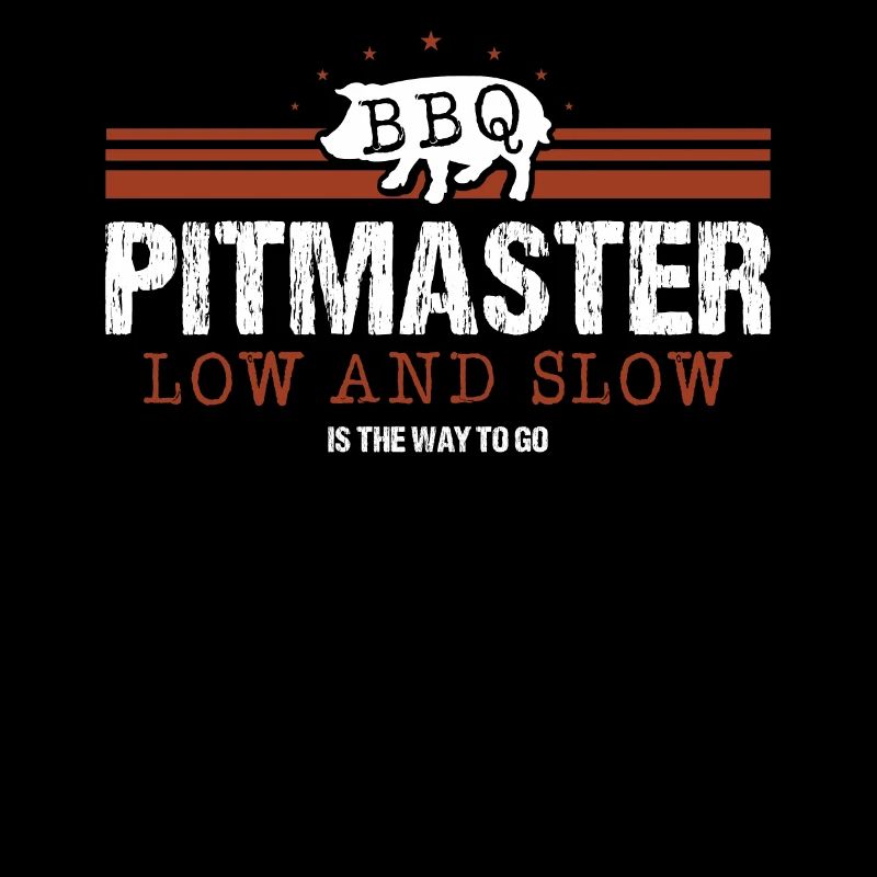Grill Pitmaster niedrig und langsam ist der Weg