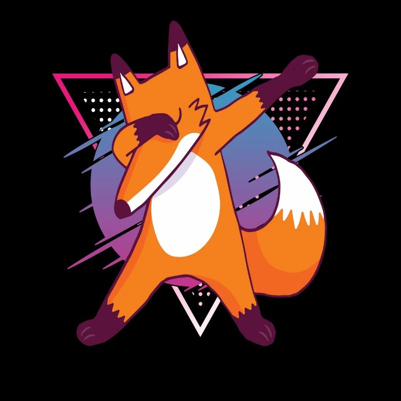 Kinder Fuchs Dabbing Fox Dab Fox in 90s