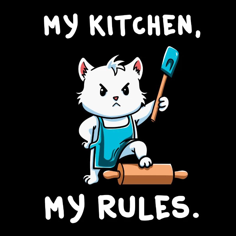 Cat My Kitchen My Rules Bake Gift