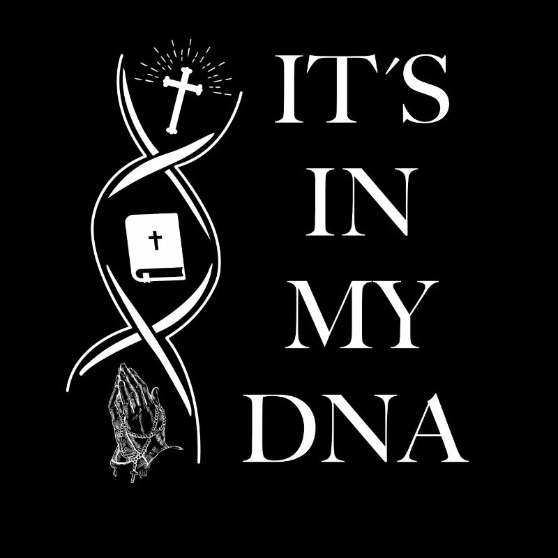 c’est dans mon adn Jesus Church Bible