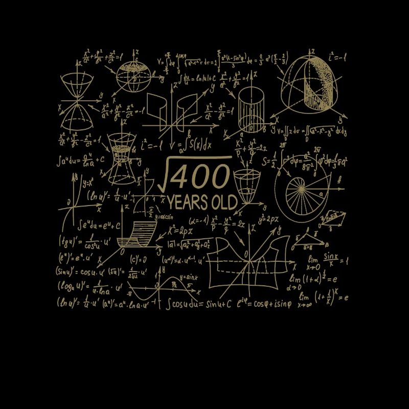 20 Racine d’anniversaire de 400 Math