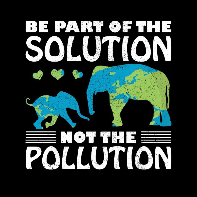 Earth Day Elephant Saying Environment Climate Gift Idea