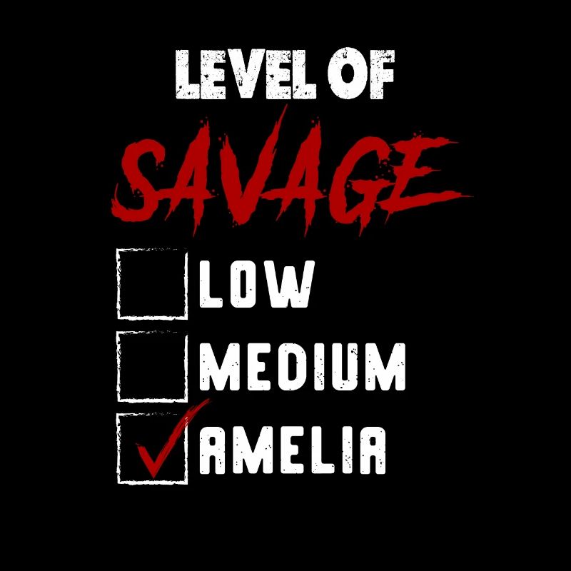 Niveau de Savage: AMELIA Checkmark Novelty Custom N