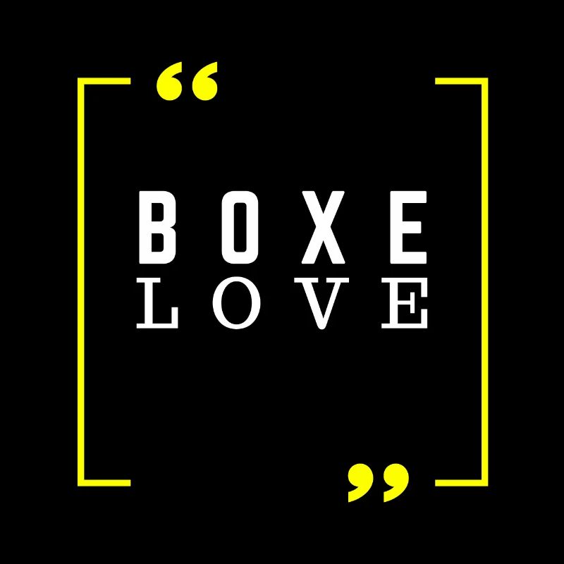 Boxing love - boxer gift idea