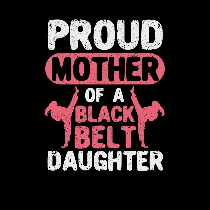 Lustige Karate-Mutter Judo Stolze Mutter