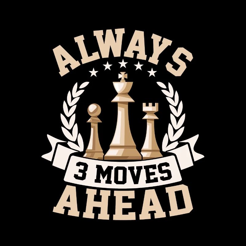 Always 3 Moves Ahead Chess Board Chess Player
