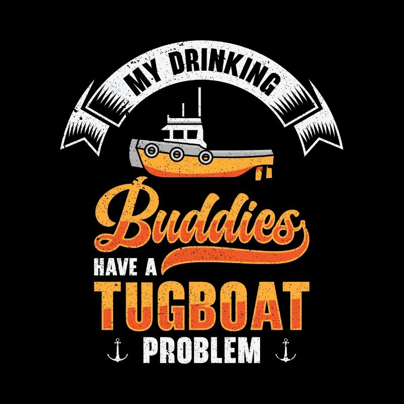 Remorqueur Drinking Buddies Alcool Remorqueur Capitaine