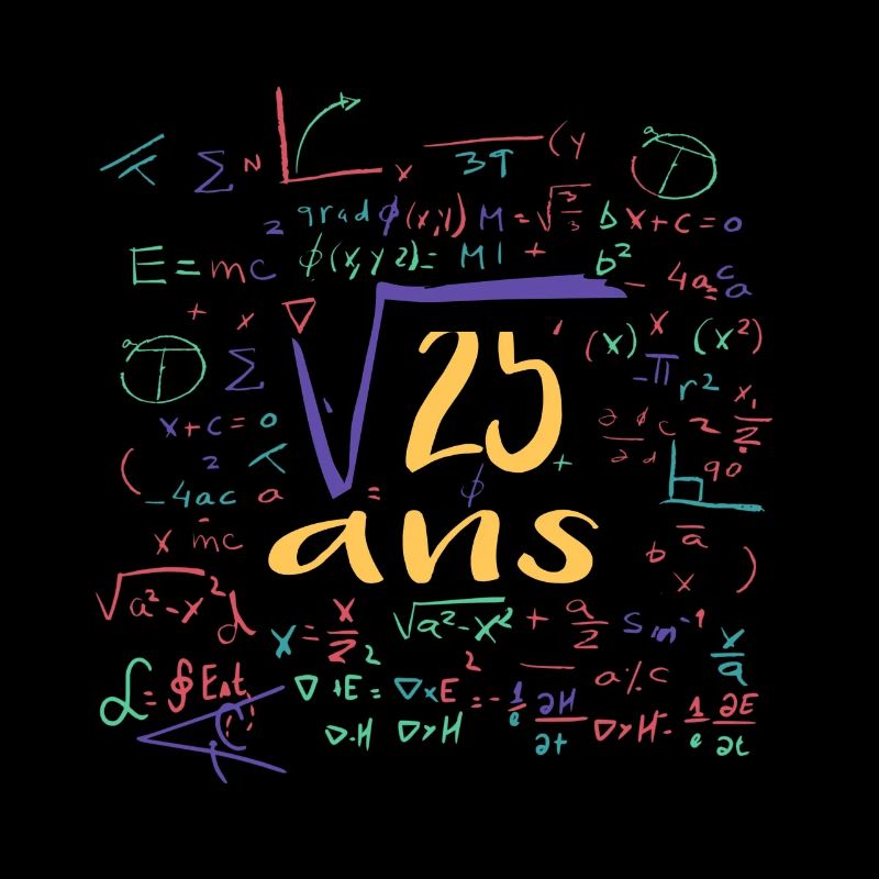 Square root 25 years