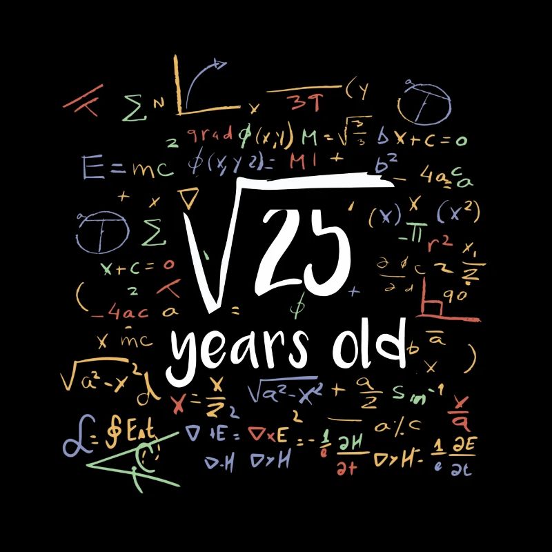 Square root 25 years