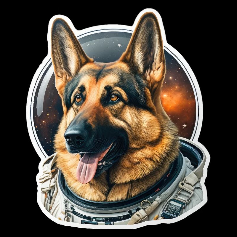 Chien de berger dans l’espace, drôles de chiens, Spacedogo !