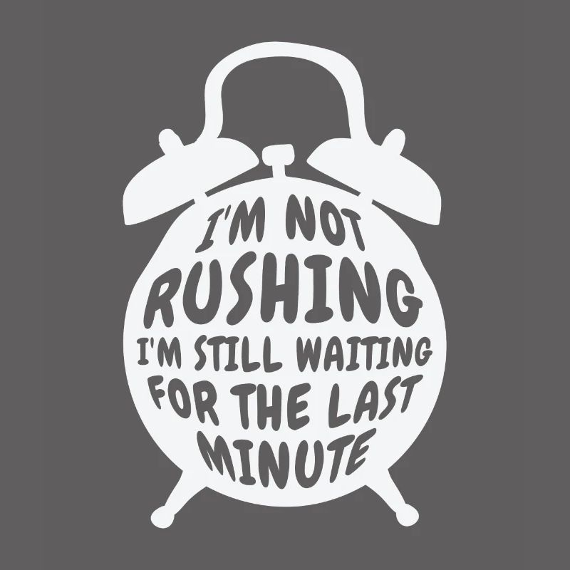 Procrastinating Alarm Clock Procrastinator Work