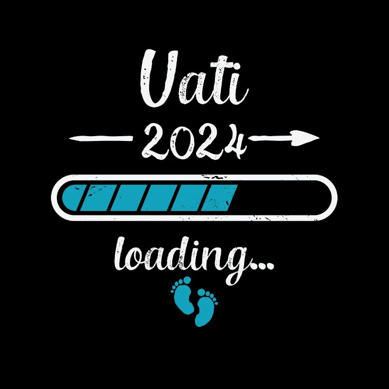 Vati 2024 Loading Schwangerschaft Papa Vater