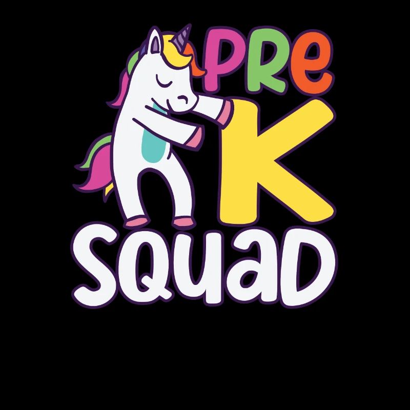 100e jour d’école de l’escouade Pre-K Flossing Unicorn