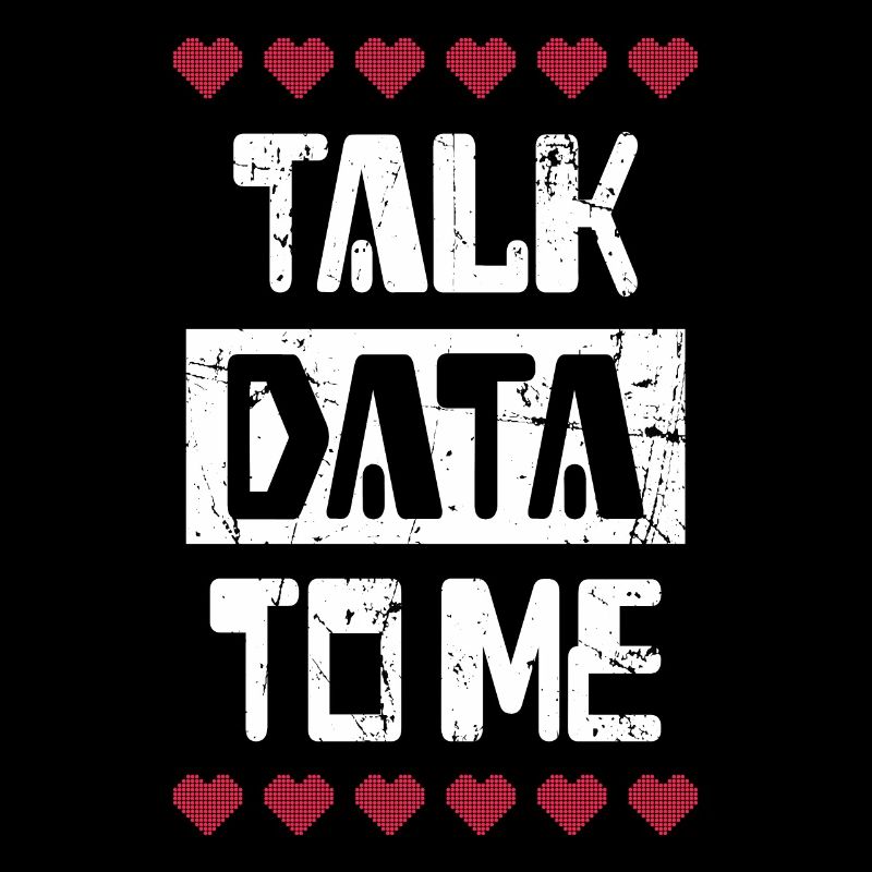 Sprechen Sie mit mir über Daten IT-Datenwissenschaftler Geschenk