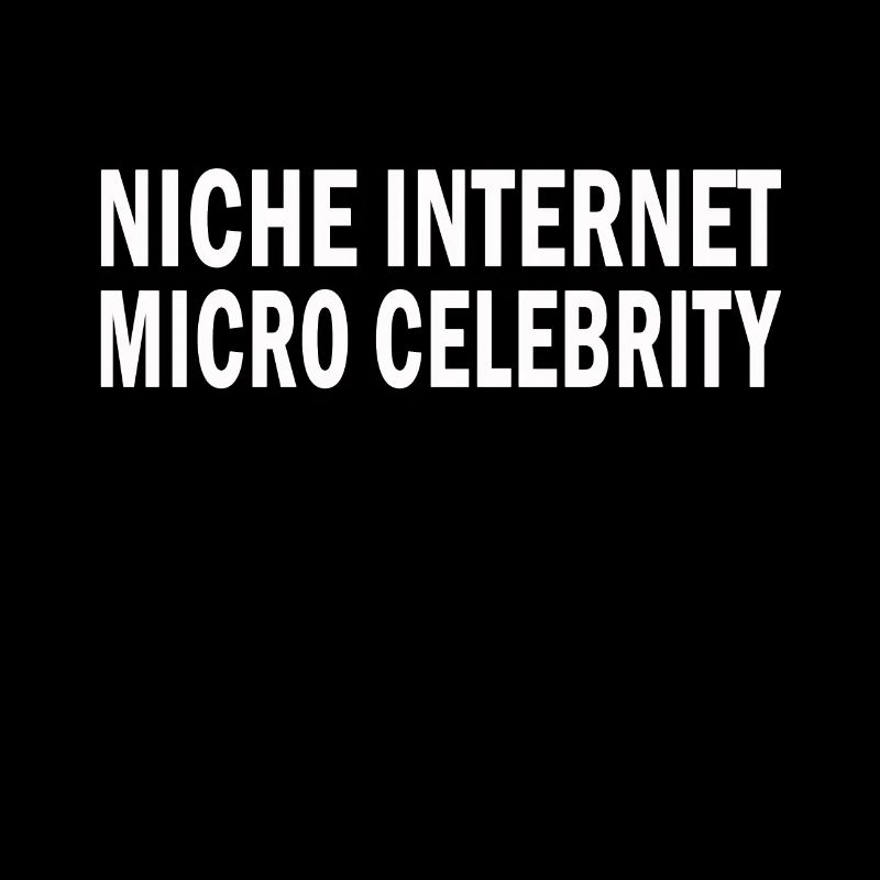 Niche Internet Micro Célébrité Drôle Influenceur