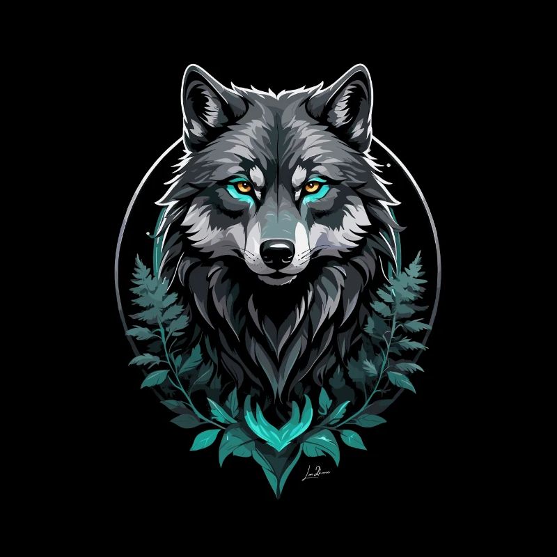 Loup arctique forestier