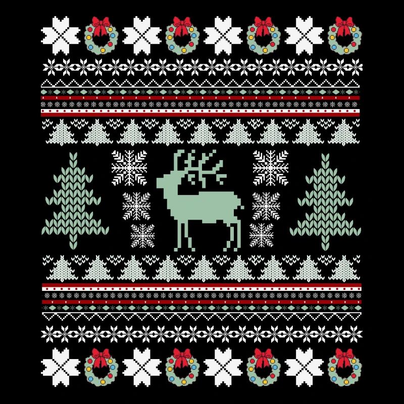 Motif Noel Retro