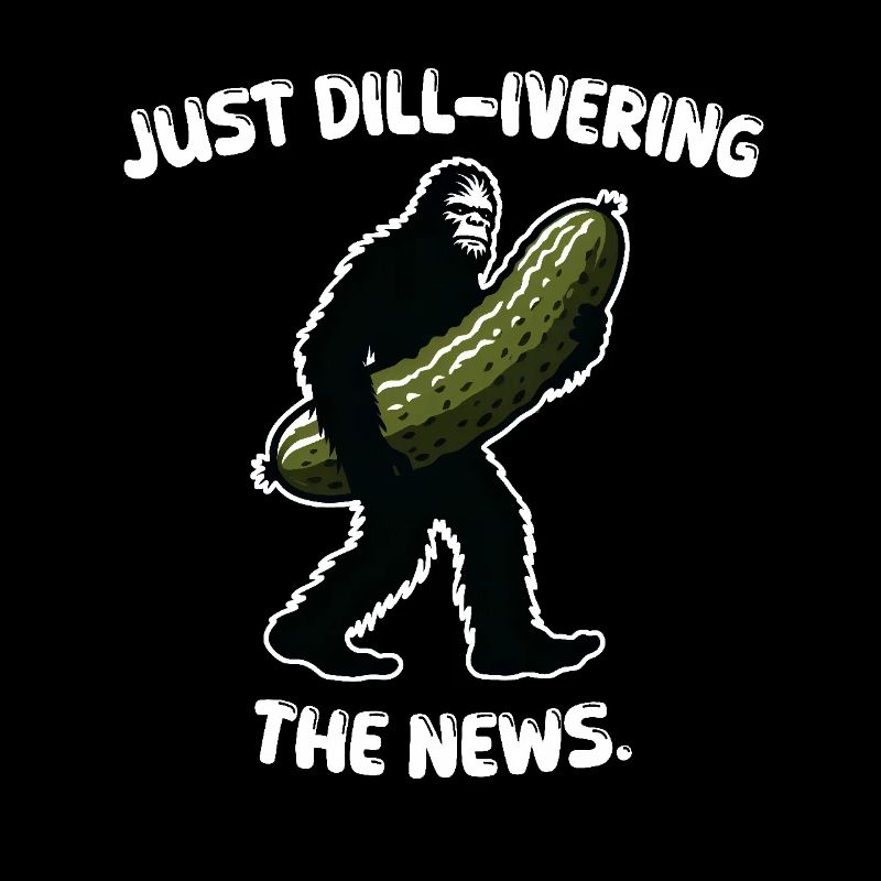 Juste de l’aneth. Cornichon Bigfoot Sasquat