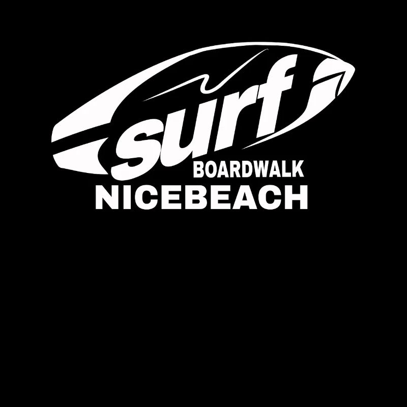 Surf Boardwalk Nicebeach Retro Summer Vibes