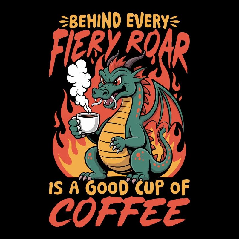 Dragon Coffee Mythical Creatures
